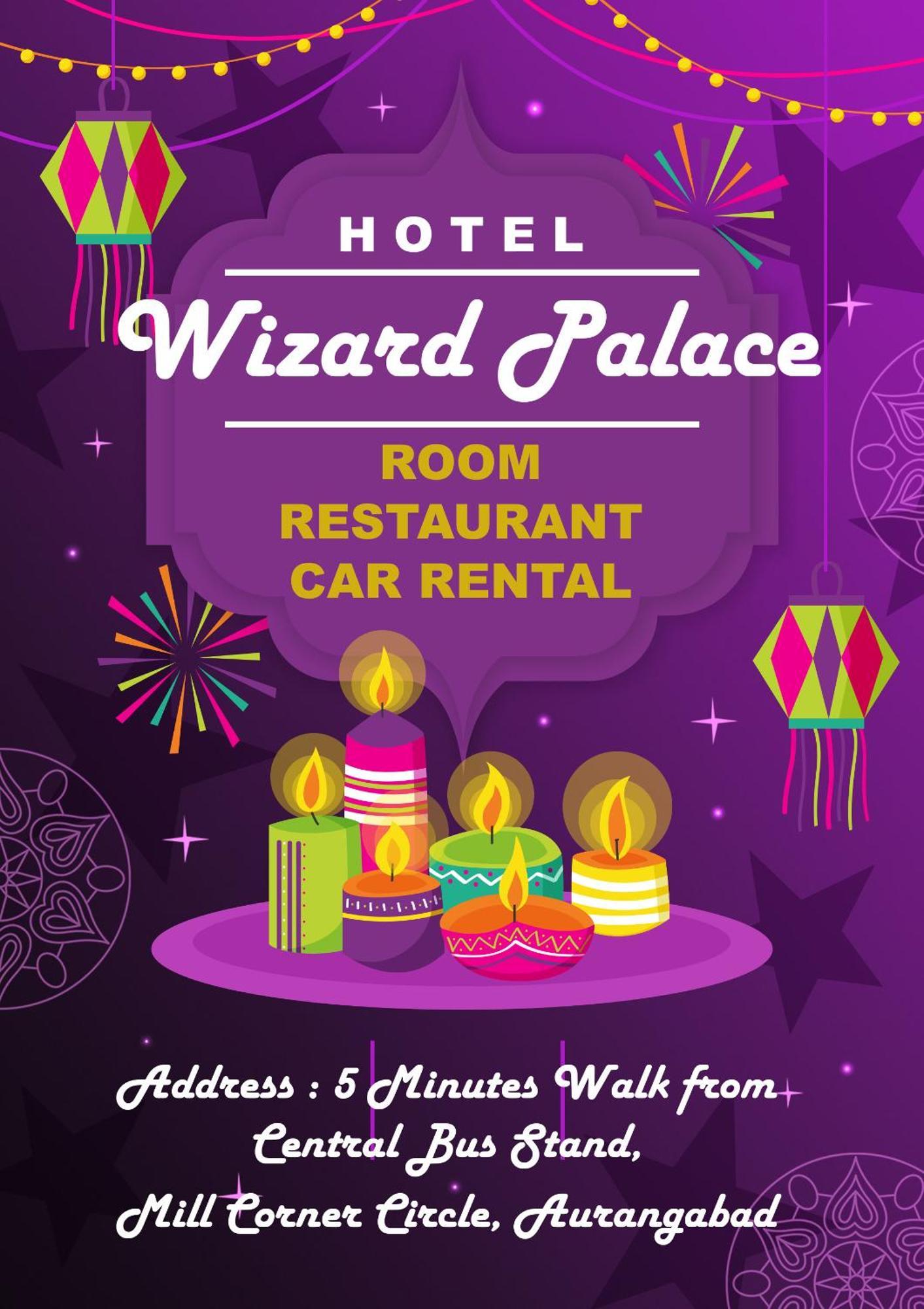 U2 Hotel Wizard Palace Aurangābād Exterior foto